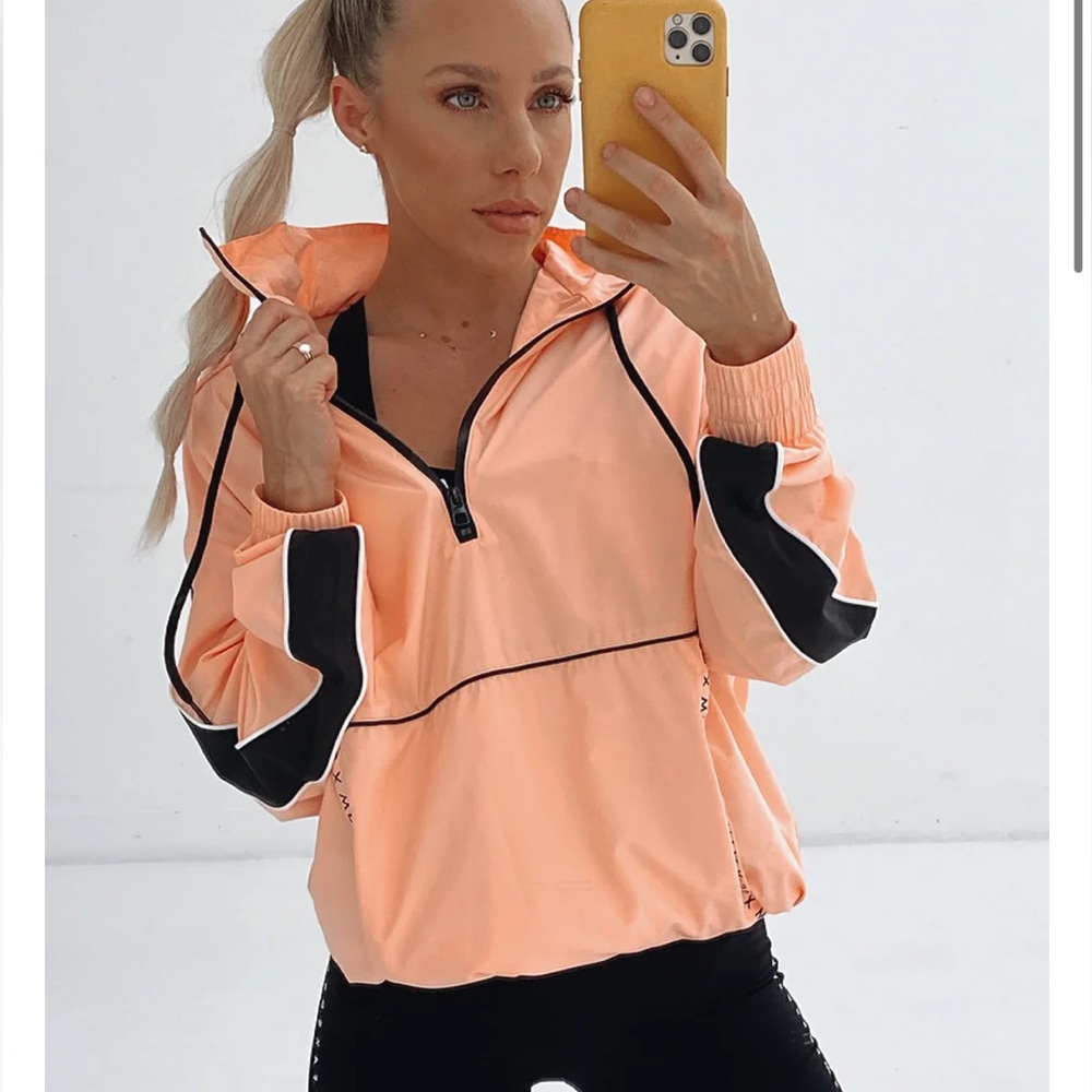 Sarah’s Day X White Fox Skyler Windbreaker in Sherbet